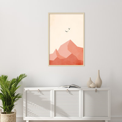 «Zugspitze» par Clouser, reproduction d'art encadrée