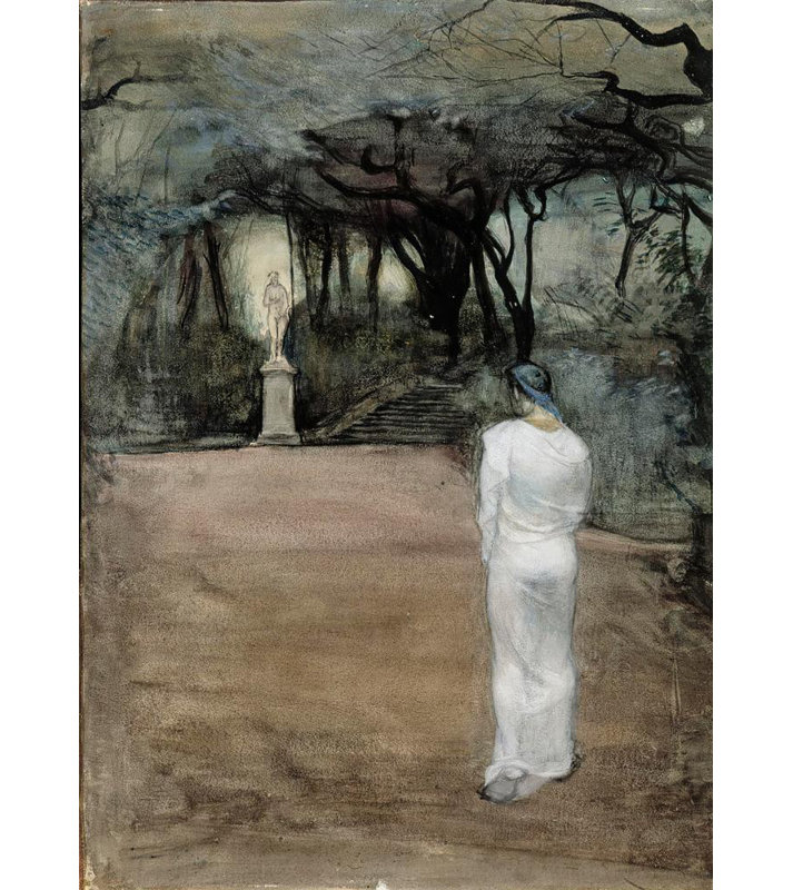 «The Cult of Venus» par Magnus Enckell - Art mural sur toile tendue avec châssis, H 24 po x l 17 po