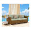 Rattan Wicker Seater Patio Couch,Outdoor Furniture Rattan Sofa,With Cushions,Throw Pillows