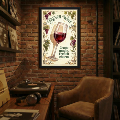 Fashion French Wine Grape Magic Charm