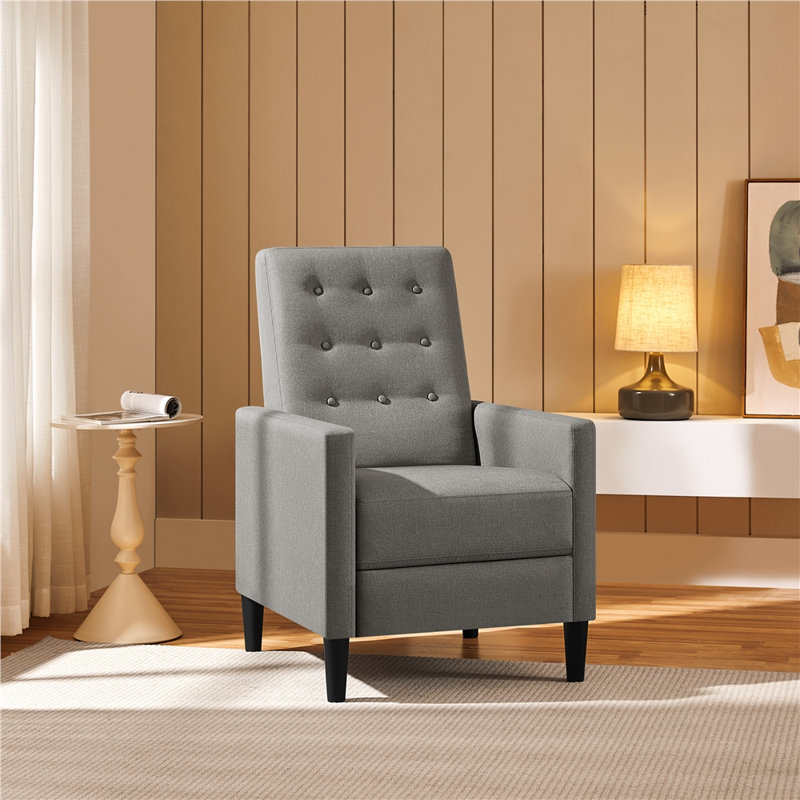 Fauteuil inclinable manuel par gravité de 27 po Adysyn, gris