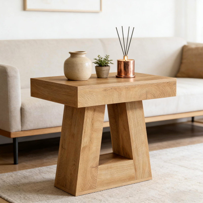 Table de bout unique, table d'appoint, table de thé élégante