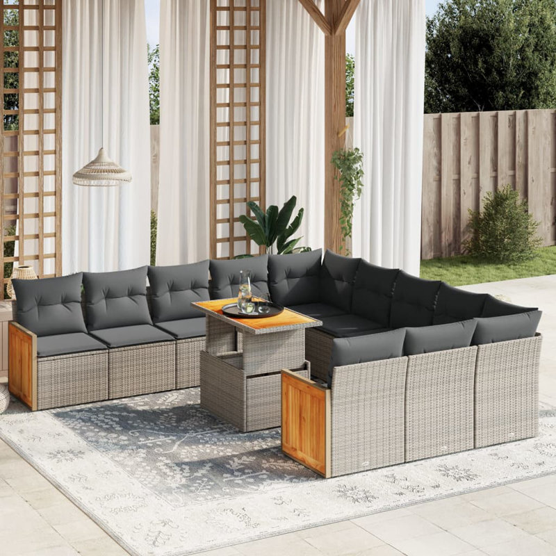 Ensemble de canapé de jardin Vidaxl