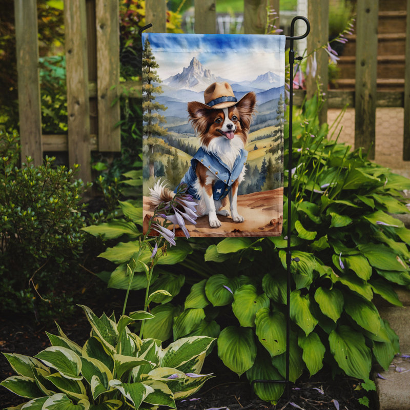 Drapeau Cowboy Welcome Garden, Papillon