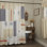 Rideau de douche en patchwork