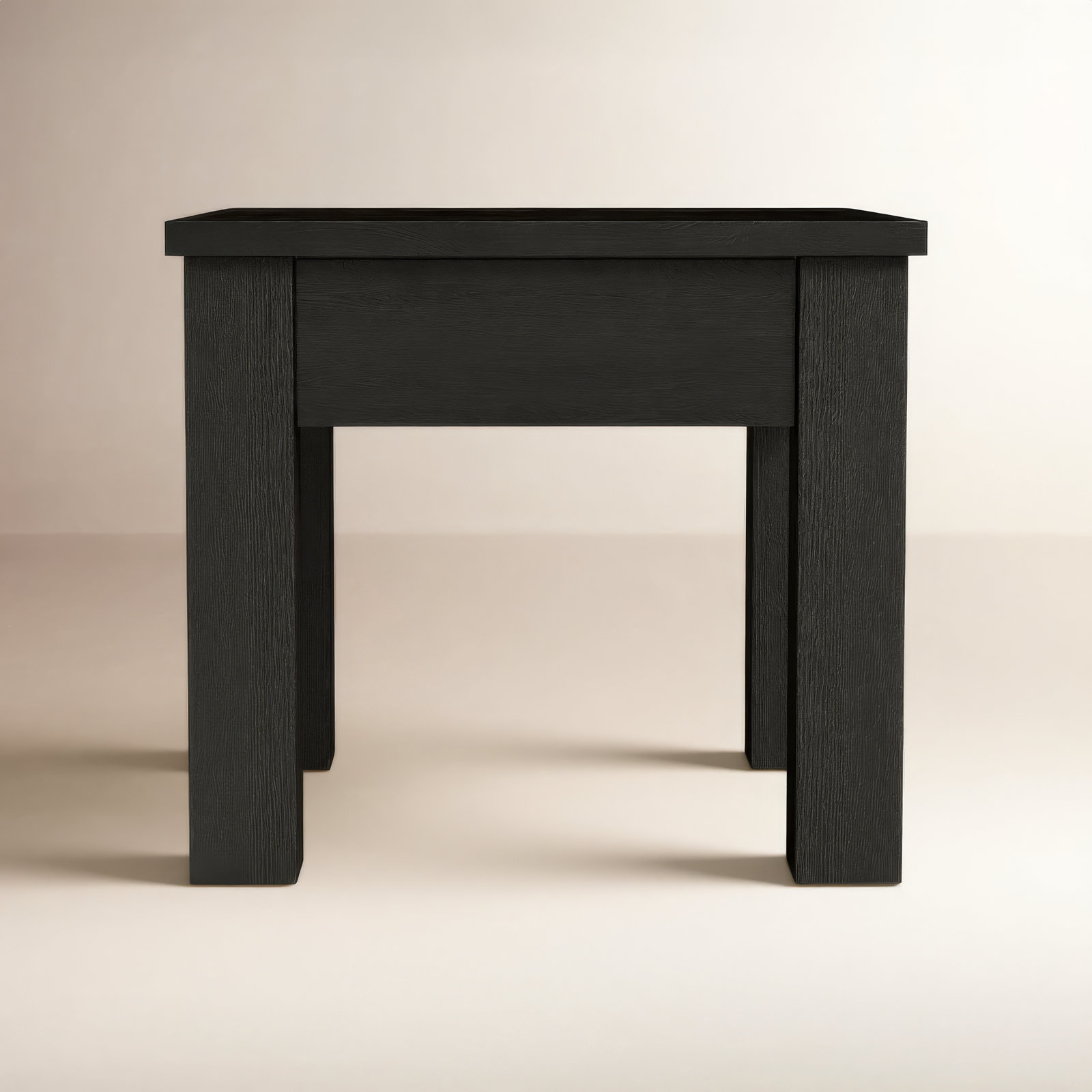 Dutton 26" Oak End Table, Cracked Espresso