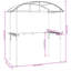 Axon 2.2m x 1.15m Metal BBQ Gazebo