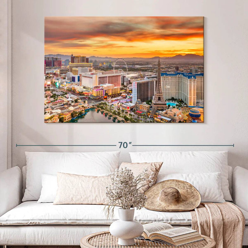 Horizon de Sir Vegas à Las Vegas, H 34 po x l 51 po