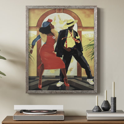 Night Out I Framed Print - Solid Wood