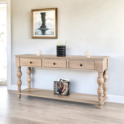 Retro Multifunctional Console Table