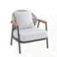 Fauteuil club d'extérieur en corde avec coussin-1373761367