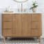 Kensington 48" Bathroom Vanity in Fluted Birch-609247135