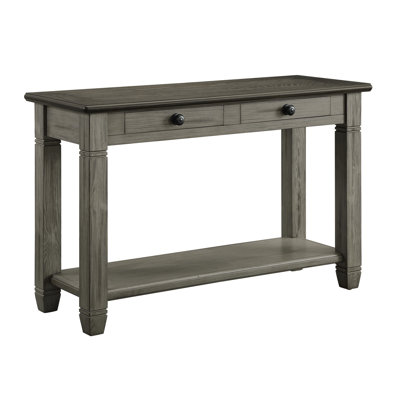 Table moderne avec café et gris antique, couleurs variées, tablette inférieure