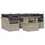 234 cm W Patio Sofa with Cushions