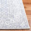 Tapis oriental bleu en laine / viscose tissé à la main Restoration-1689241602
