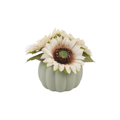 Arrangement floral tournesol en pot
