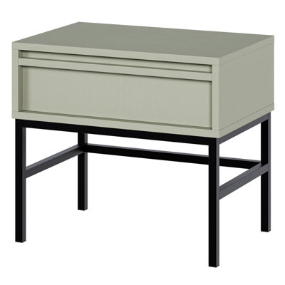 Bannie 50cm W Metal Bedside Table