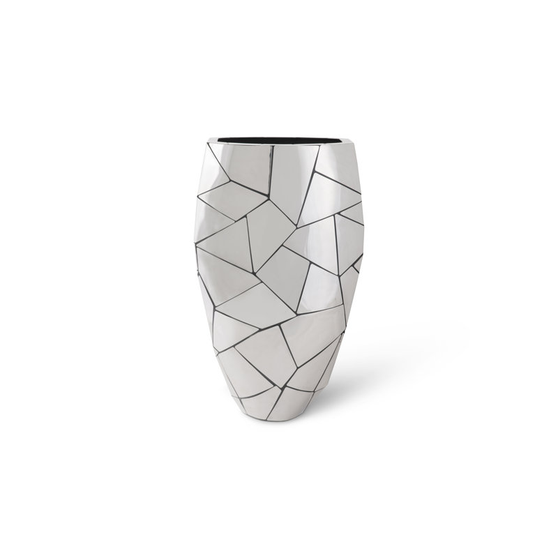 Triangle Crazy Cut Resin Pot Planter