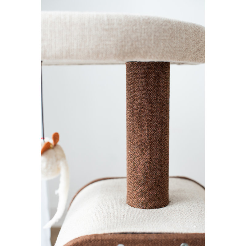 Catry 23" Cat Tree with House and Scratching Post