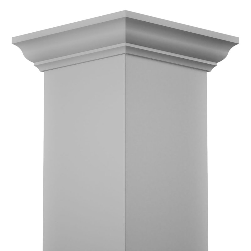 Colonne carrée classique en PVC lisse non effilée Craftsman, base standard et base standard, H 108 po x l 9,63 po