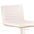 Framlingham Cafa Adjustable Swivel Walnut Wood and Stainless Steel Metal Bar Stool-27670090-27670092