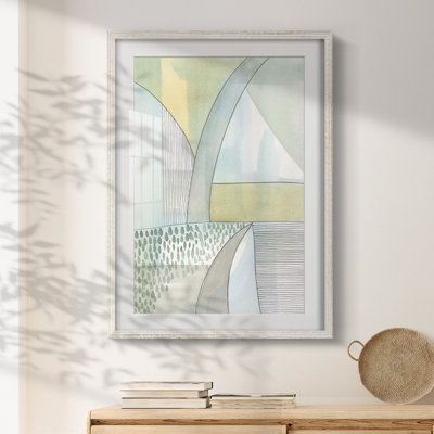 Mint Reflection II -Framed Print