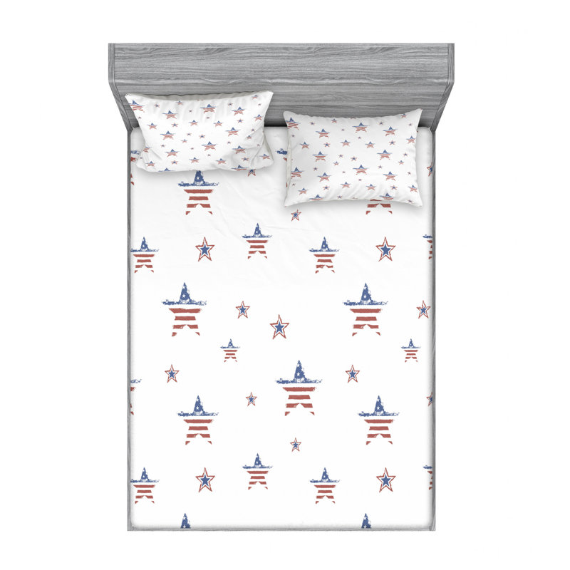 Microfiber Sheet Set, Queen Sheet Set with Fitted Sheet