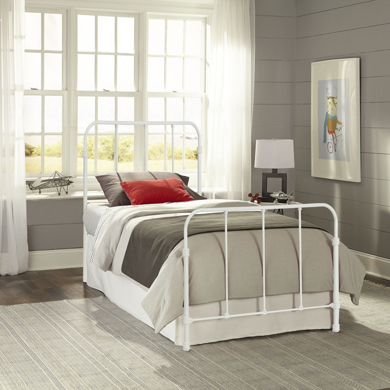 lit pour enfant panel Collin, Blanc Arctique, Double