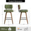 Tabouret pivotant rembourré à hauteur de bar-1831924400