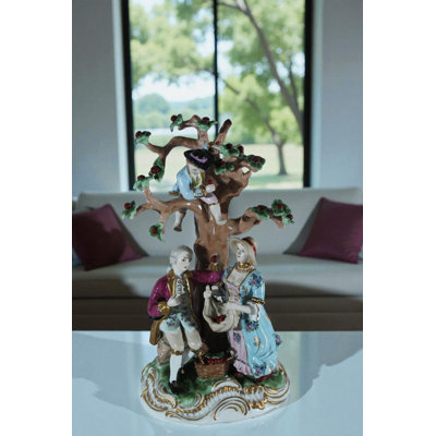 Figurine familiale en porcelaine NIFao