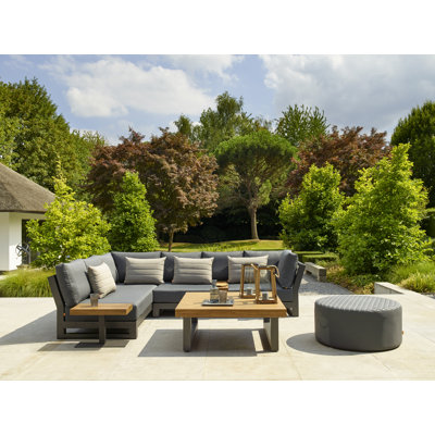 Nevada Metal 5 - Person Seating Group with Cushions