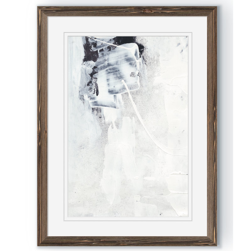 «Fire and Ice I» par Paul Cezanne - reproduction d'art encadrée, H 22 po x l 16 po x P 2 po, Impression encadrée, moka