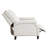 Push Back Reclining Chair Transitional Style Off-Self-Reclining Motion Chair 1Pc Cushion Seat Modern Living Room Furniture