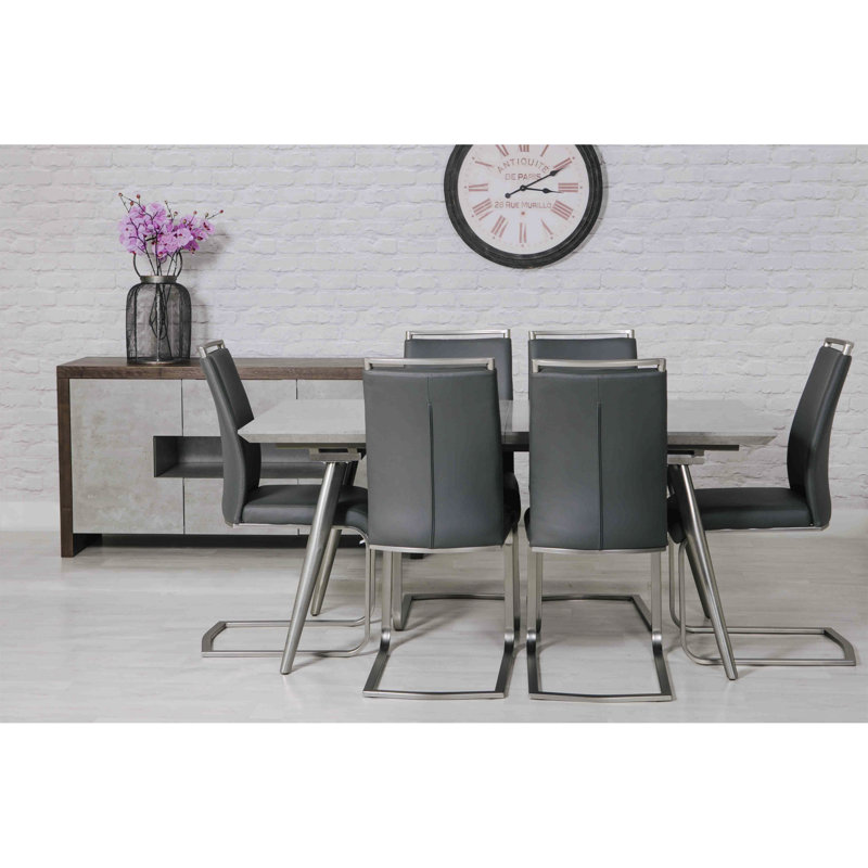 Mary Metal Base Dining Table