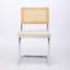 Chaise d'appoint rembourrée en velours et en tissu Teddy-480967619-488773370
