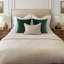 Ensemble de 4 coussins décoratifs en velours, couleurs contrastantes-114187993-117223421