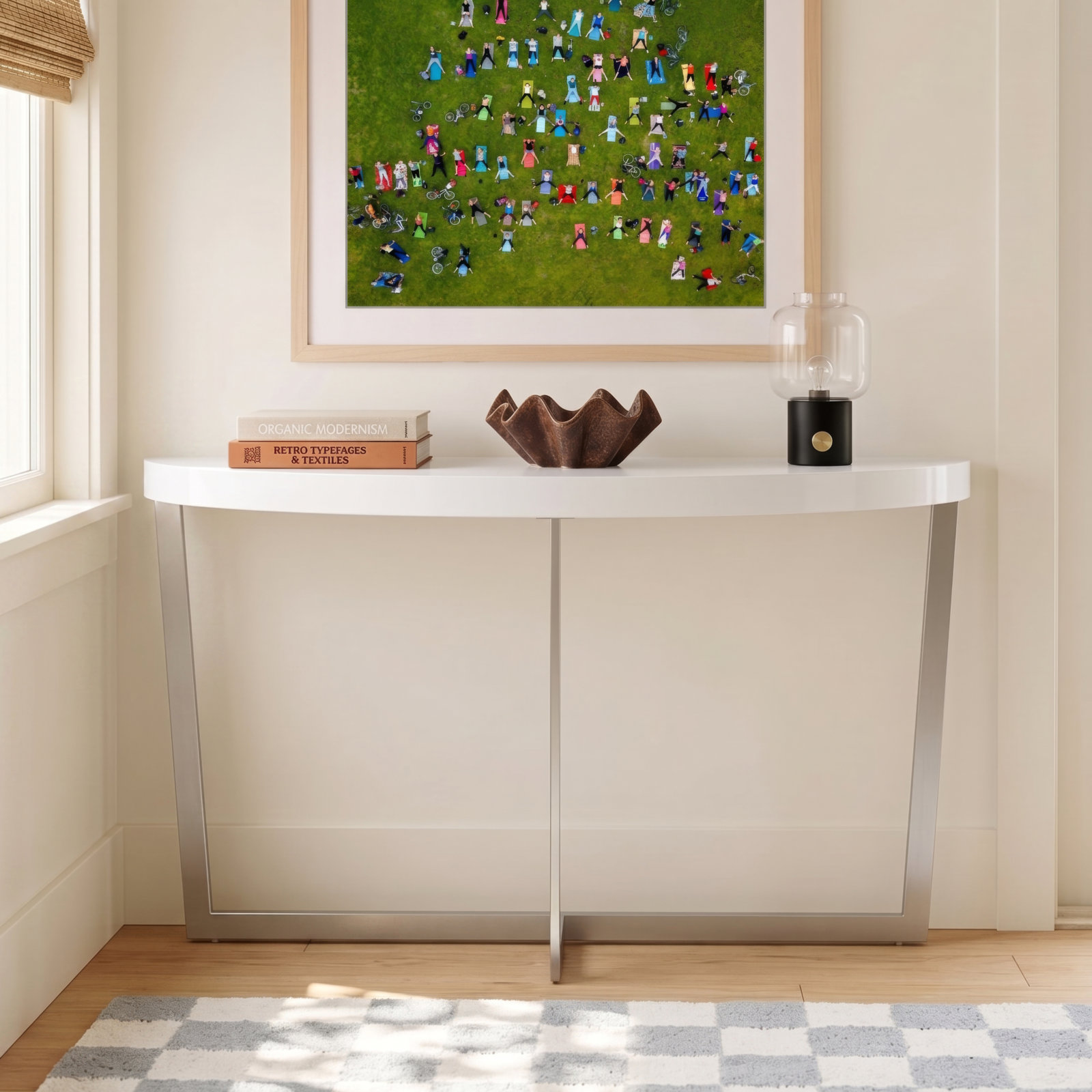 Jackson 55" Console Table, White
