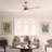 Hunter 60 inch Aerodyne Wi-Fi ENERGY STAR® Ceiling Fan with LED Light Kit and Handheld Remote