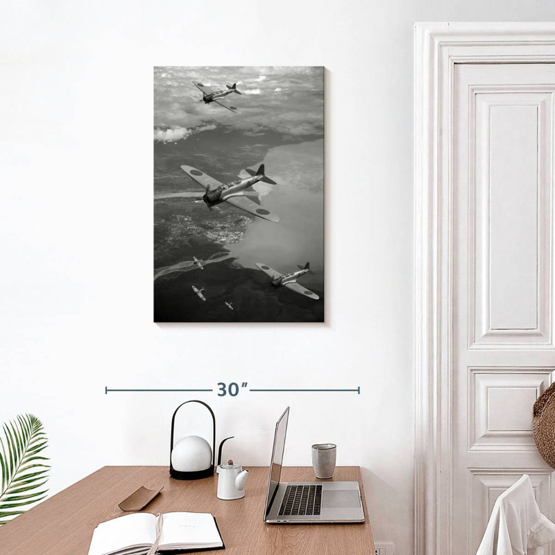 Mehar Japanese Warplanes, 30" H x 20" W