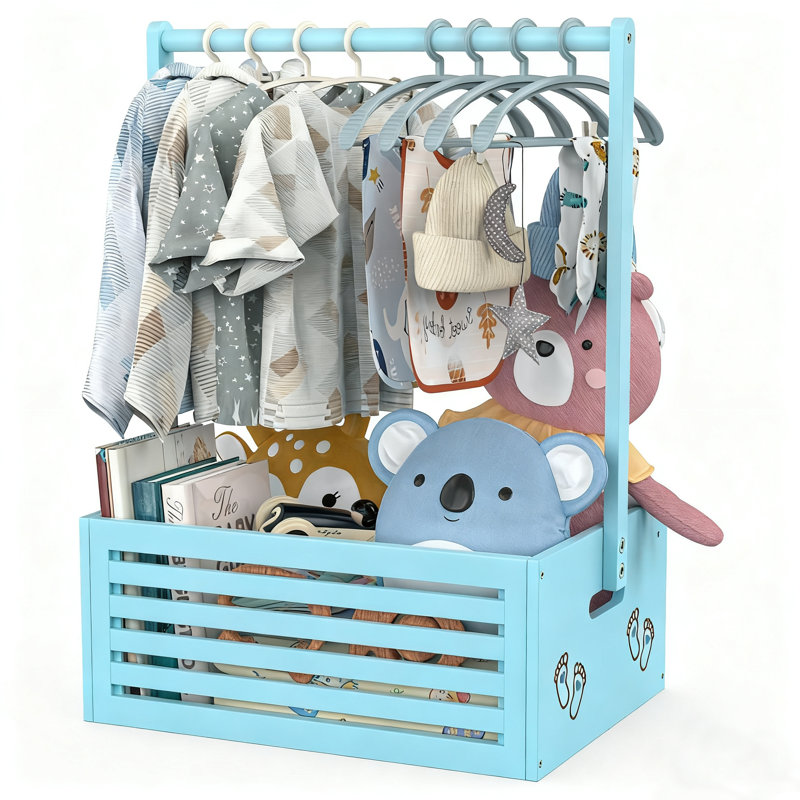 Caisse de douche de bébé, Bleu