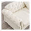 Living Canapé Chesterfield classique capitonné en similicuir capitonné avec rangement-613000113