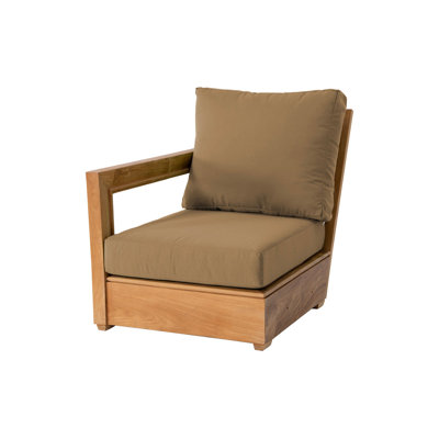 Jabrayah Teak Outdoor Lounge Chair , Sunbrella® Cushions Included