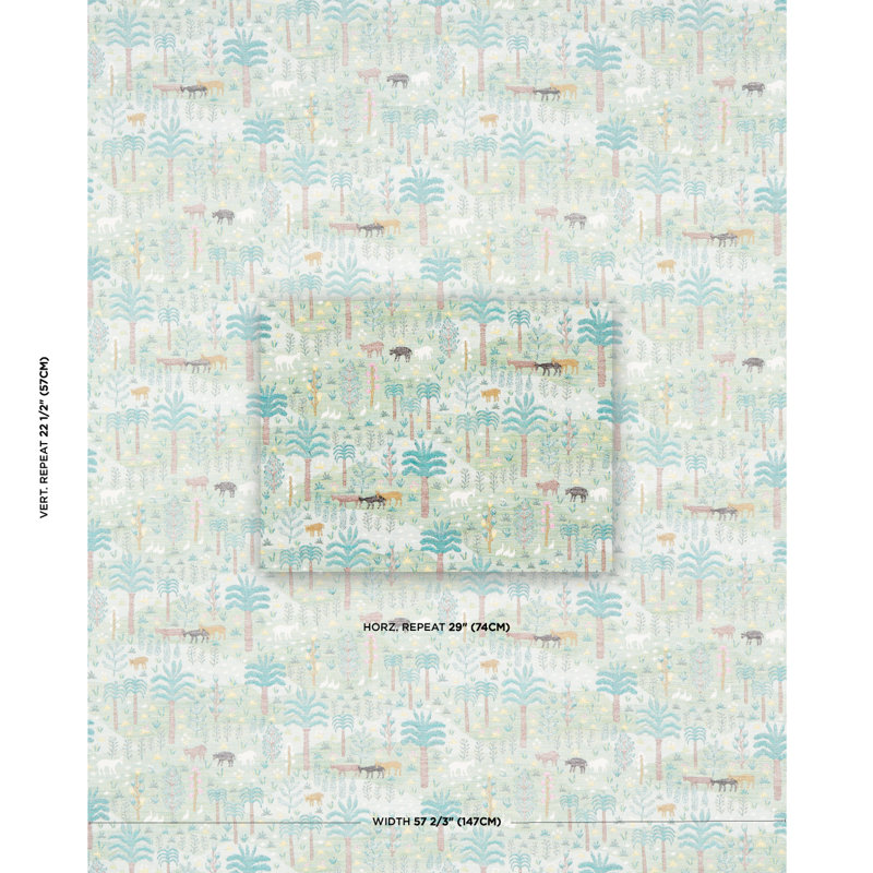 Tapisserie Las Colinas, Vert