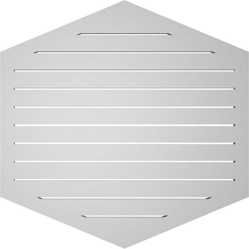Pente verticale verticale en uréthane 5 pi, H 1,5 po x l 36 po x L 36 po