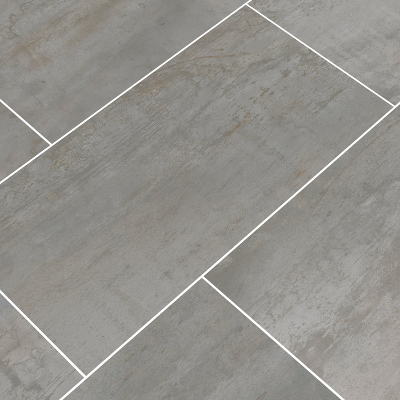Carrelage mural et de sol Vante Umbra de 12 po x 24 po, aspect métallique mat en porcelaine, Ombre