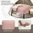 Small Ottoman Footstool With Legs, Corduroy Fabric Ottoman Foot Stool With Soft Padded Seat, Square Footstool Footstool For Living Room-958840713