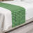 Ambesonne Abstract Green Bed Runner Modernistic Squares Multicolor-106940569