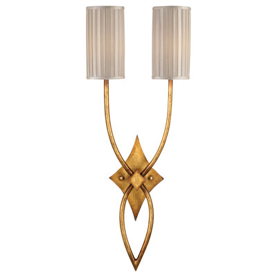 Portobello Road Fabric Armed Sconce