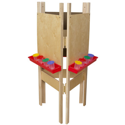 3-Sided Adjustable Easel with Plywood