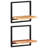 Alsburg Wall Shelves Floating Shelves Display Shelves Solid Acacia Wood-1854265302